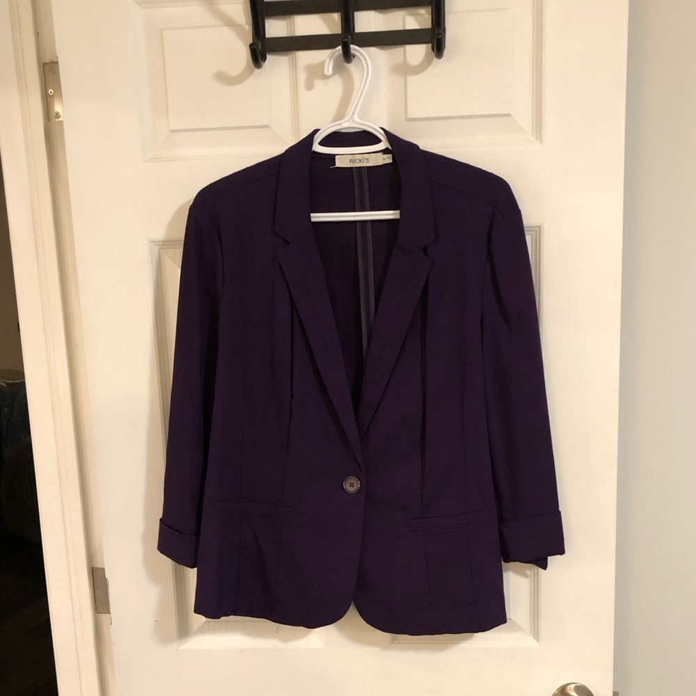Purple blazer